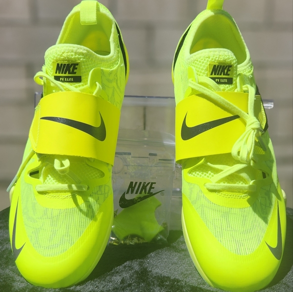 NEW Origin.Nike Pole Vault Elite Track Shoes YES SPIKES DR9926-700 Size 9.5 Volt - Picture 5 of 12